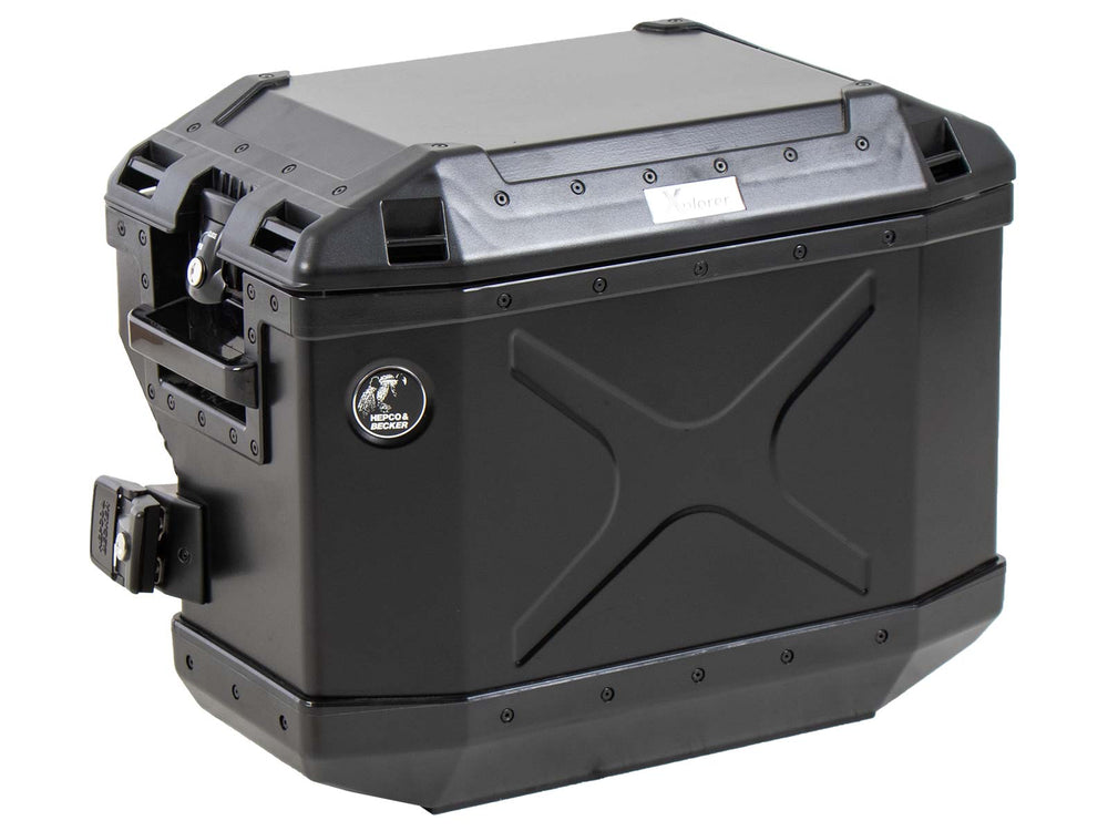 Hepco & Becker Xplorer 37 Right Black For Cutout Carrier (Cut Out For Exhaust) | 610219-00-01