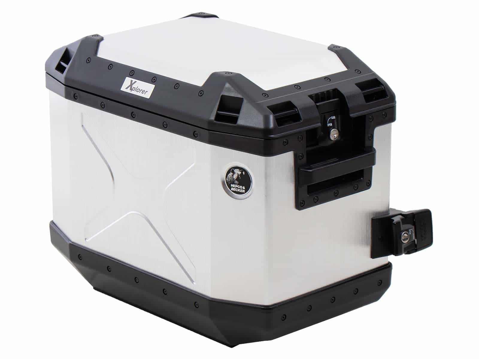 Hepco & Becker Xplorer 40 Left Silver For Cutout Carrier | 610220-00-00