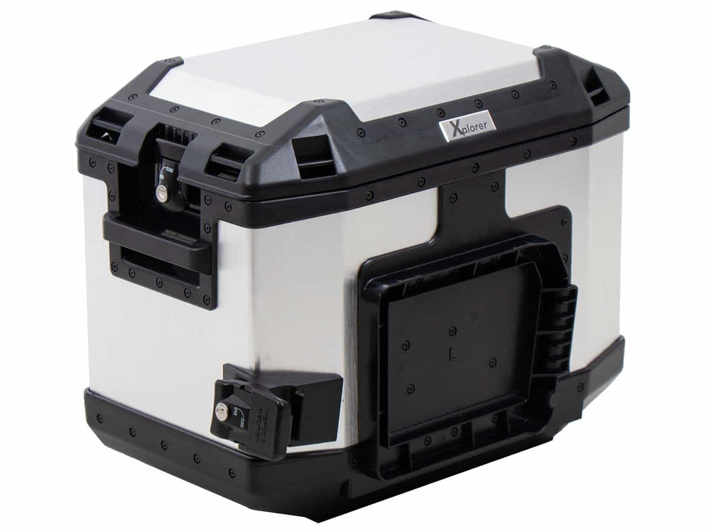 Hepco & Becker Xplorer 40 Left Silver For Cutout Carrier | 610220-00-00