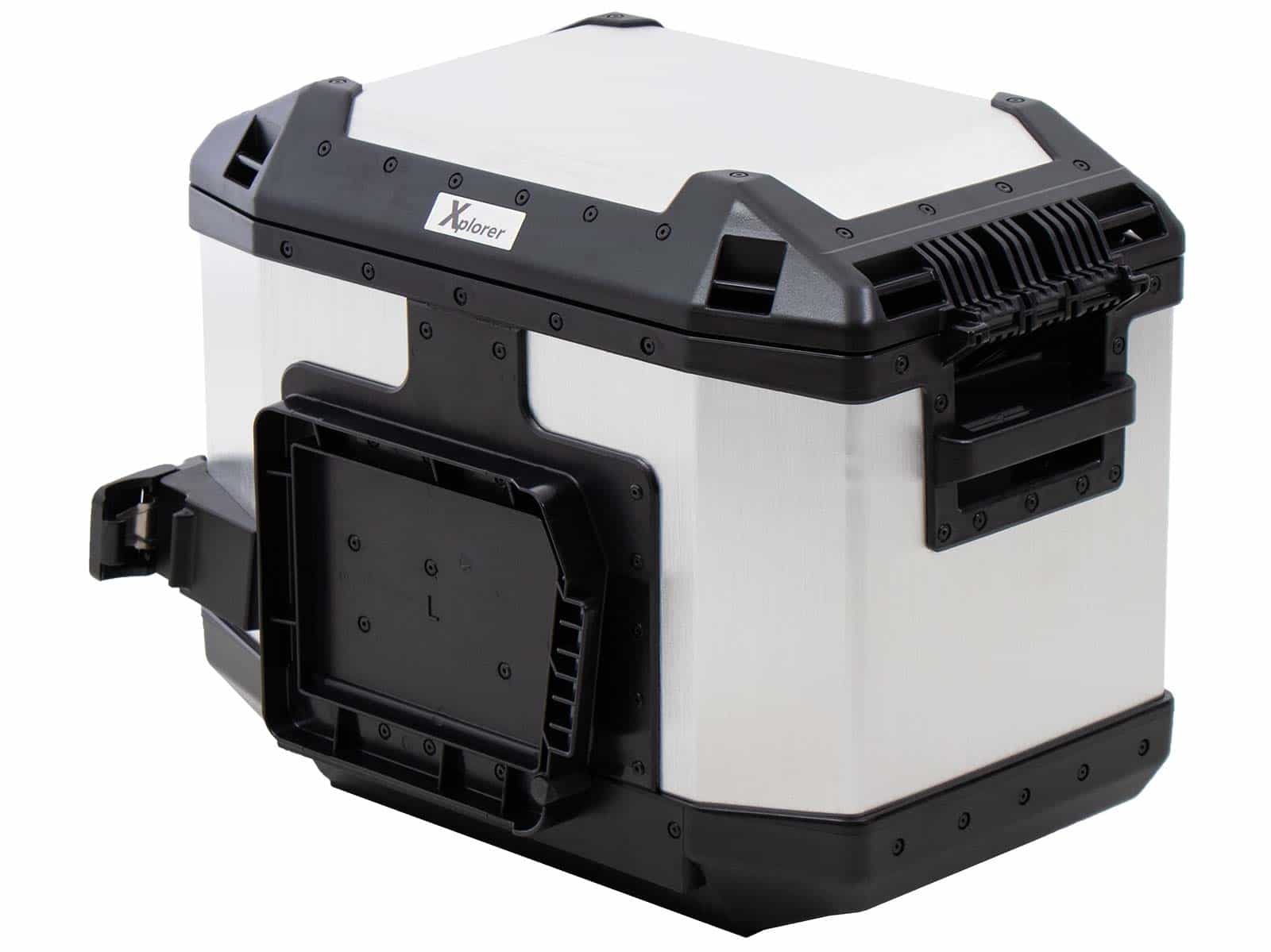 Hepco & Becker Xplorer 40 Left Silver For Cutout Carrier | 610220-00-00