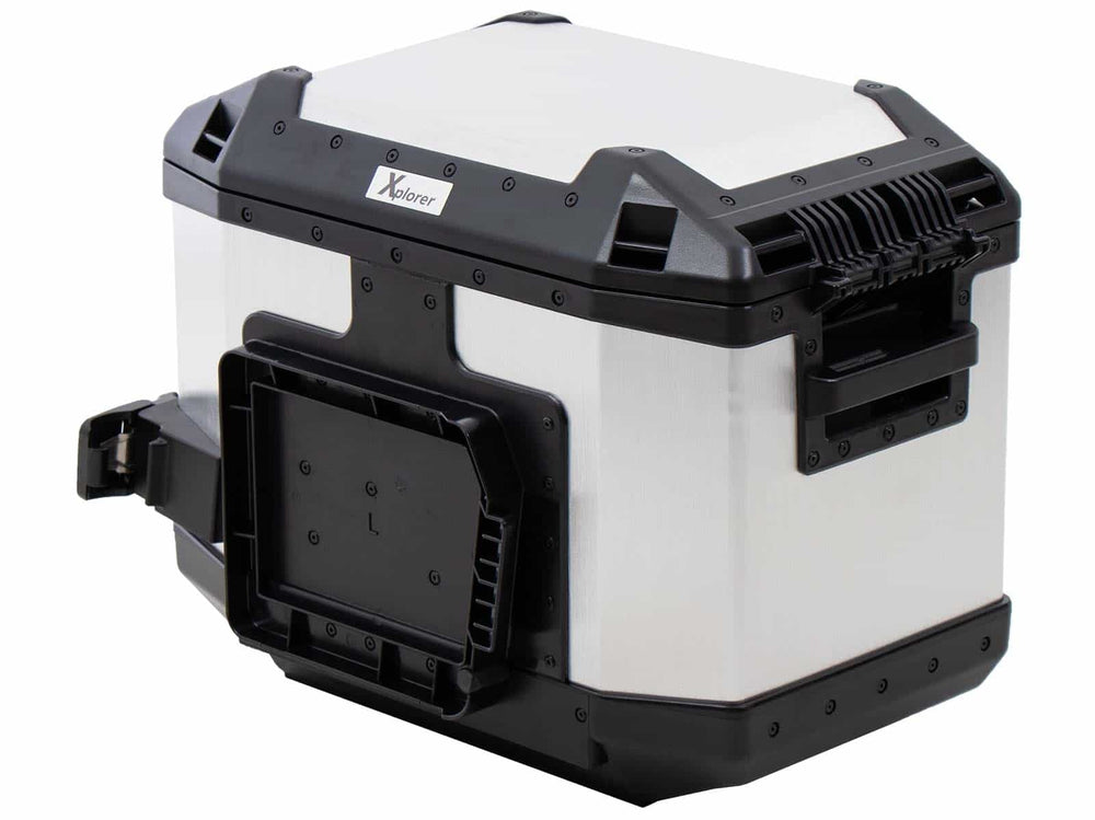 Hepco & Becker Xplorer 40 Left Silver For Cutout Carrier | 610220-00-00