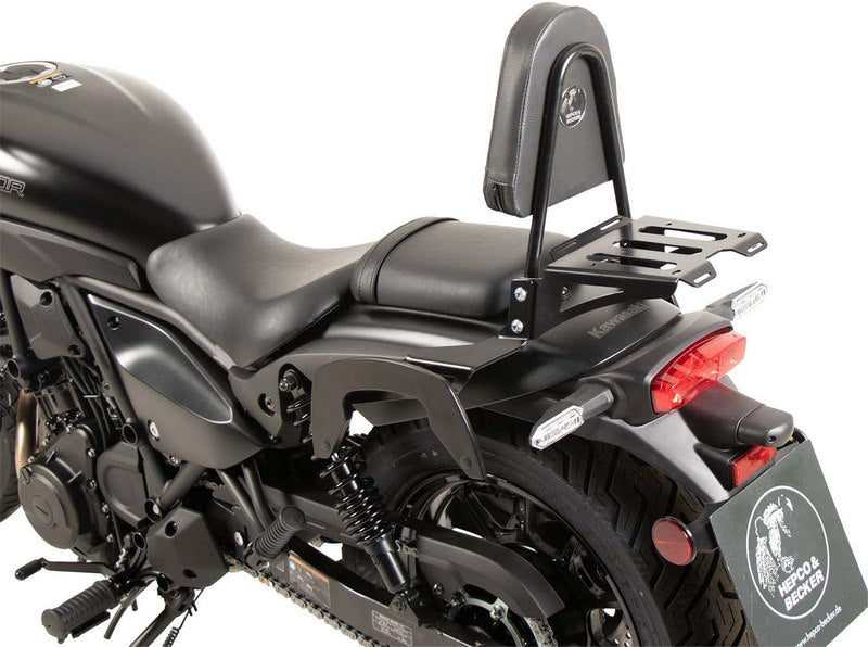 Hepco & Becker Sissybar With Rearrack Black For Kawasaki Eliminator 500 (2024-) | 6112552 00 01