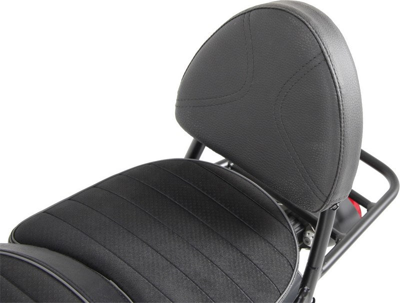 Hepco & Becker Sissybar with rearrack-chrome for Moto Guzzi V9 Roamer from 2017 model with long seat | 611551 00 02