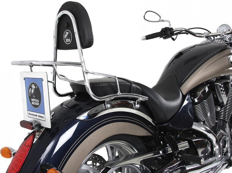 Hepco & Becker Sissybar with rearrack for Victory Kingpin | 611721 00 02