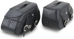 Hepco & Becker Saddle bag set Buffalo black for tube saddlebag carrier | 620200