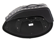 Hepco & Becker Leather single bag Ivory black left for C-Bow carrier | 620513 00 01