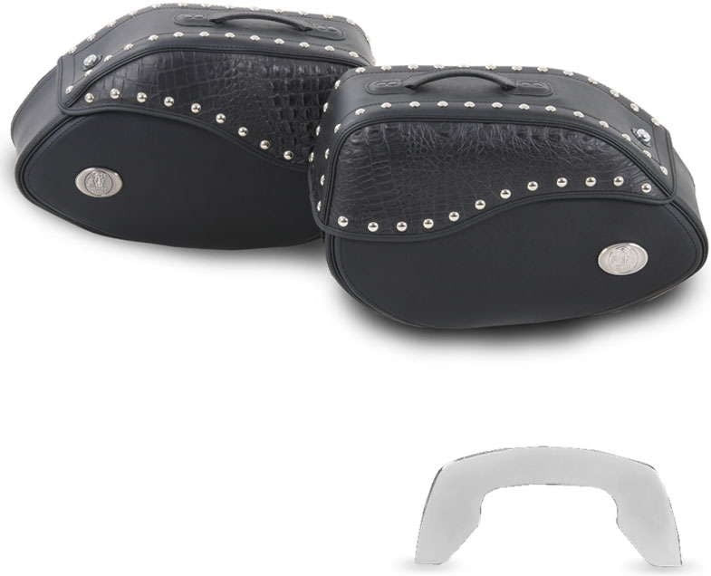 Hepco & Becker Saddlebags Ivory black for C-Bow carrier | 620515