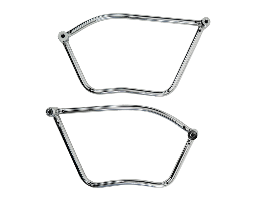 Hepco & Becker Saddlebag tube-carrier for leatherbags-chrome for Kawasaki EN 500 until 1995 | 625256 00 02