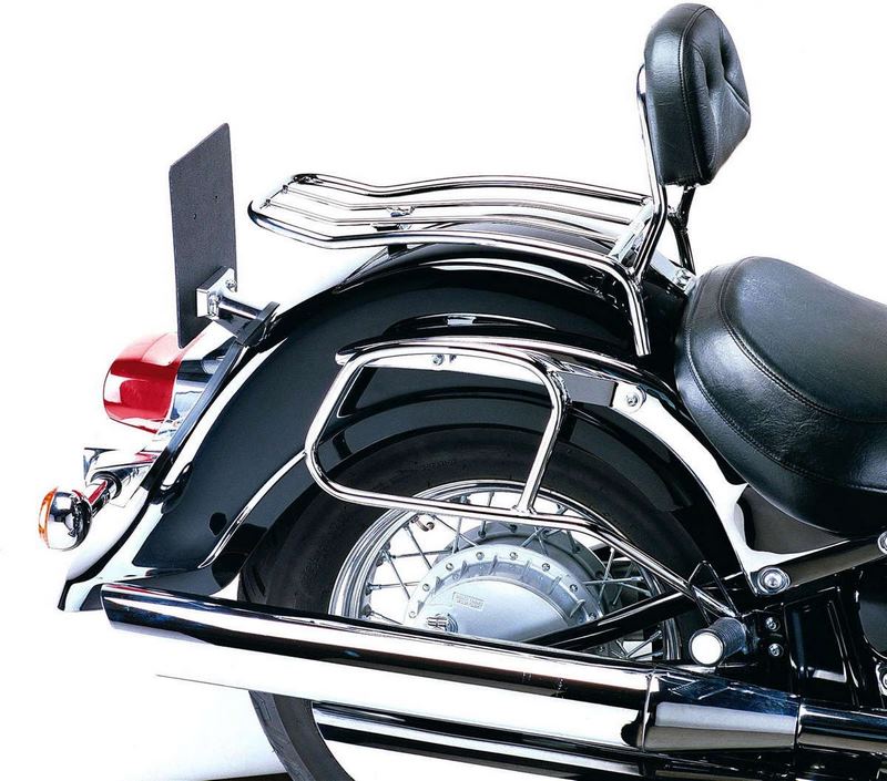 Hepco & Becker Saddlebag tube-carrier for leatherbags-chrome for Kawasaki VN 1600 Classic | 625295 00 02