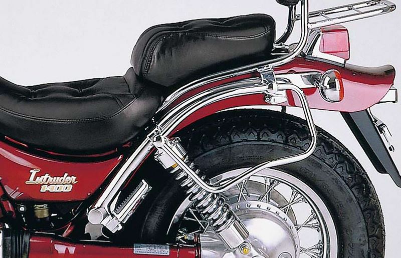 Hepco & Becker Saddlebag tube-carrier for leatherbags-chrome for Suzuki VS 1400 | 625342 00 02