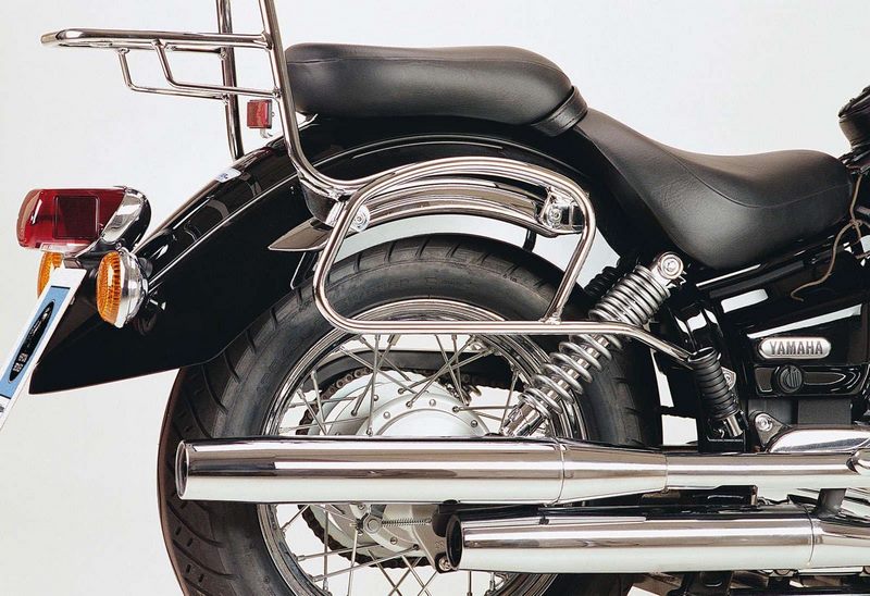 Hepco & Becker Saddlebag tube-carrier for leatherbags-chrome for Yamaha XVS 125 Drag Star | 625436 00 02