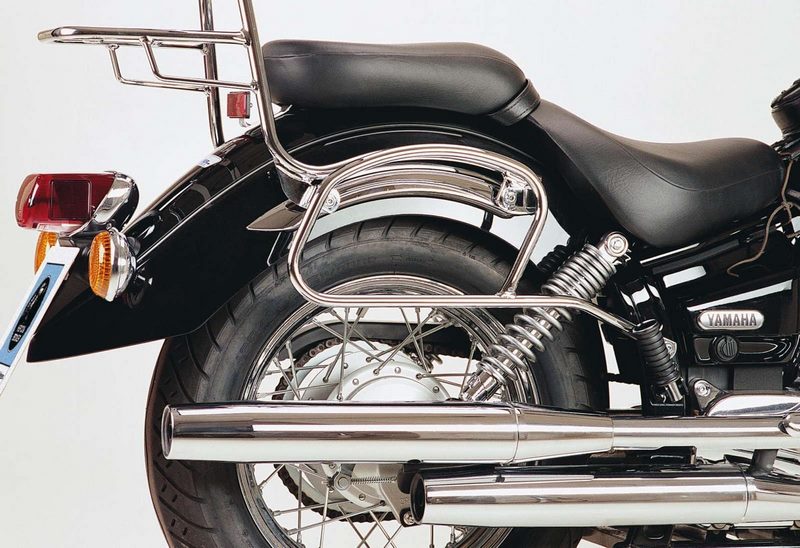 Hepco & Becker Saddlebag tube-carrier for leatherbags-chrome for Yamaha XVS 125 Drag Star | 625436 00 02