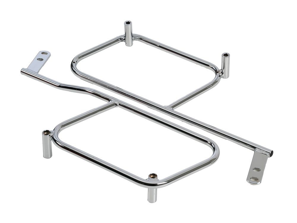 Hepco & Becker Saddlebag tube-carrier for leatherbags-chrome for Yamaha XVS 1300 Midnight Star | 6254519 00 02