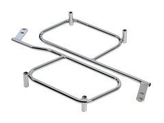 Hepco & Becker Saddlebag tube-carrier for leatherbags-chrome for Yamaha XVS 1300 Midnight Star | 6254519 00 02