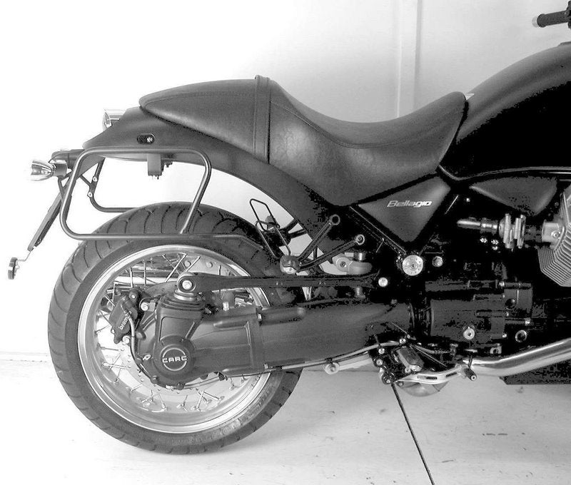 Hepco & Becker Saddlebag tube-carrier for leatherbags-chrome for Moto Guzzi C 940 Bellagio / Bellagio Aquilia Nera | 625539 00 02
