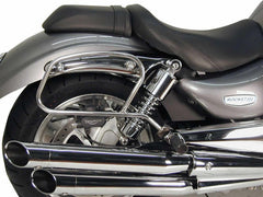 Hepco & Becker Saddlebag tube-carrier for leatherbags-chrome for Triumph Rocket III | 625783 00 02