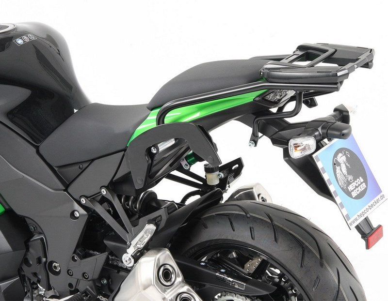 Hepco & Becker C-Bow Sidecarrier permanent mounted-black for Kawasaki Z 1000 SX 2015-2016 | 6302525 00 01