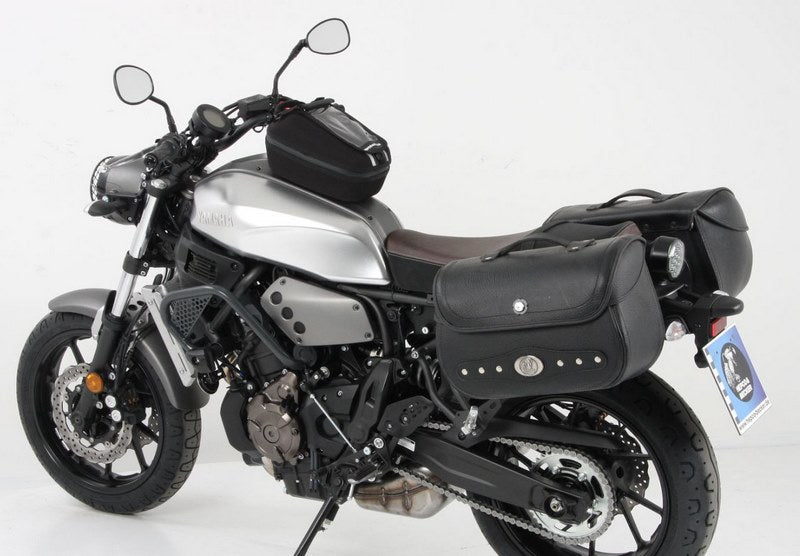 Hepco & Becker C-Bow Sidecarrier permanent mounted-black for Yamaha XSR 700 / XSR 700 Xtribute (2016-) | 6304550 00 01