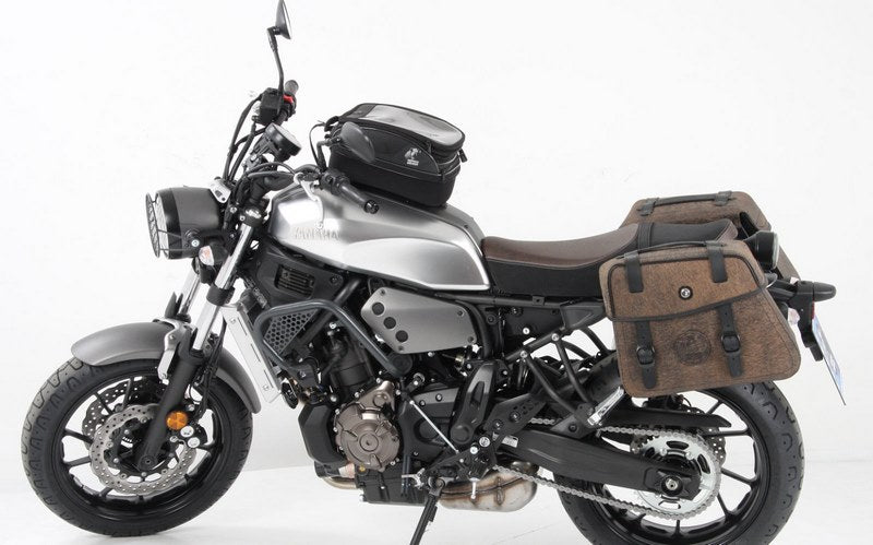 Hepco & Becker C-Bow Sidecarrier permanent mounted-black for Yamaha XSR 700 / XSR 700 Xtribute (2016-) | 6304550 00 01
