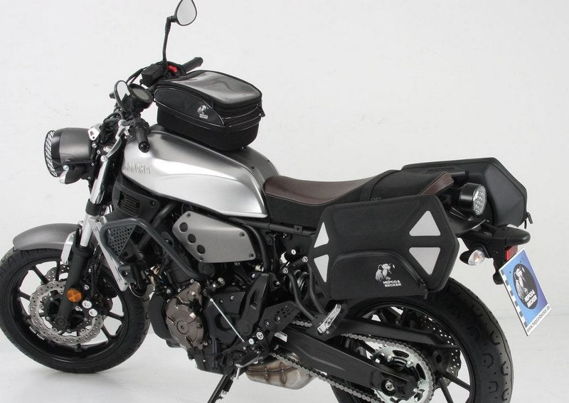 Hepco & Becker C-Bow Sidecarrier permanent mounted-black for Yamaha XSR 700 / XSR 700 Xtribute (2016-) | 6304550 00 01