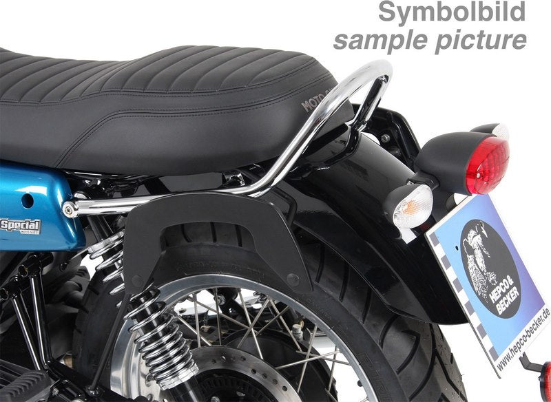 Hepco & Becker C-Bow sidecarrier-chrome for Moto Guzzi V 7 III stone/ special / Anniversario from 2017 | 630550 00 02