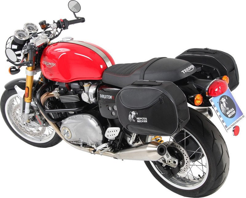 Hepco & Becker C-Bow sidecarrier-black for Triumph Thruxton / R from 2016 | 6307542 00 01