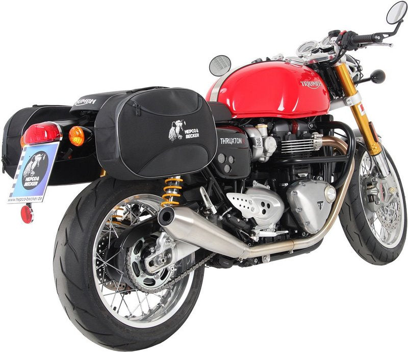 Hepco & Becker C-Bow sidecarrier-chrome for Triumph Thruxton / R from 2016 | 6307542 00 02