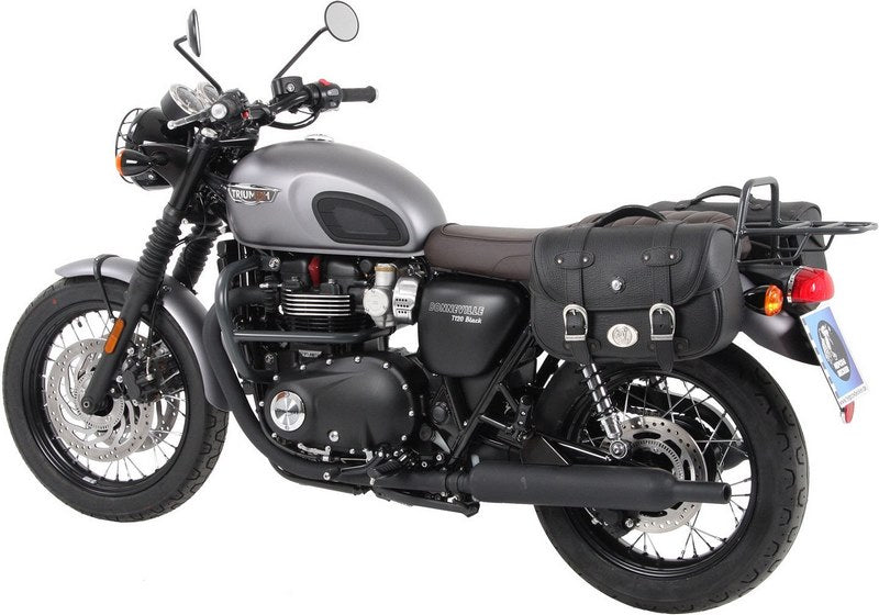 Hepco & Becker C-Bow sidecarrier-chrome for Triumph Bonneville T 100 / Black from 2017 | 6307559 00 02