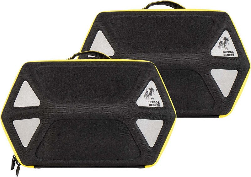 Hepco & Becker Royster Speed side bag set black/yellow for C-Bow holder | 640624 00 07