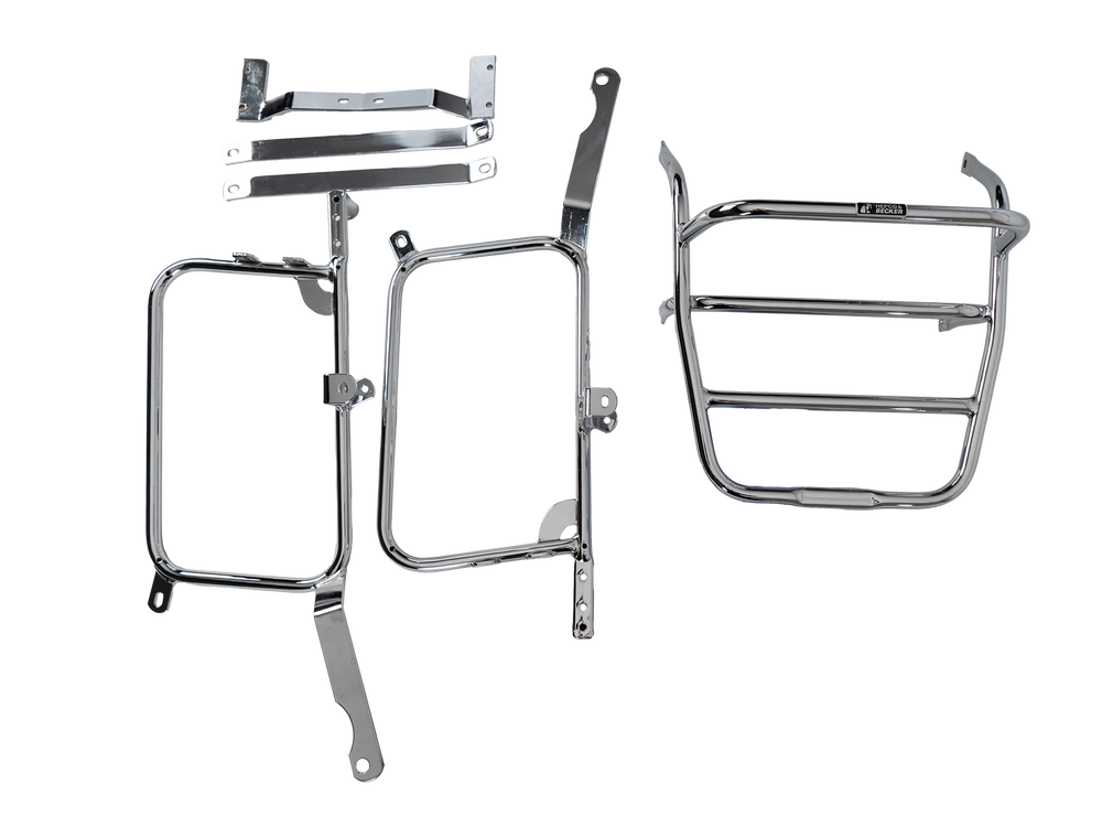 Hepco & Becker Side-and Topcasecarrierset-chrome for Honda CB 650 SC / RC | 650117 00 02