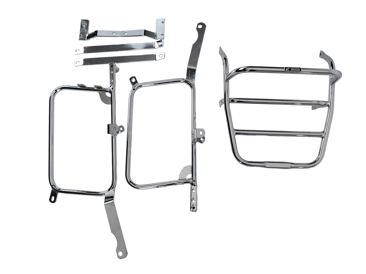 Hepco & Becker Side-and Topcasecarrierset-chrome for Honda CB 650 SC / RC | 650117 00 02