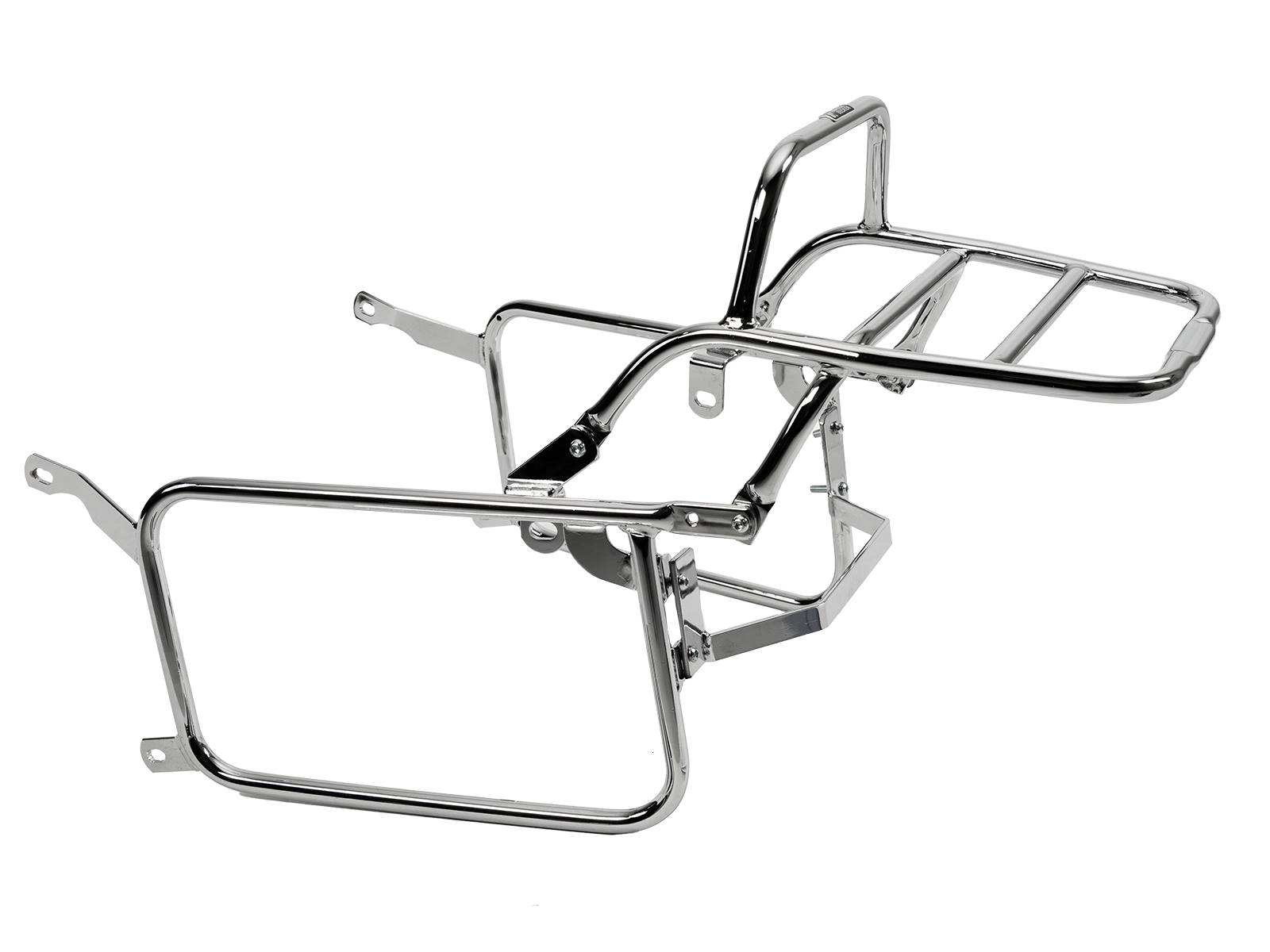 Hepco & Becker Side-and Topcasecarrierset-chrome for Honda VT 500 Custom | 650131 00 02