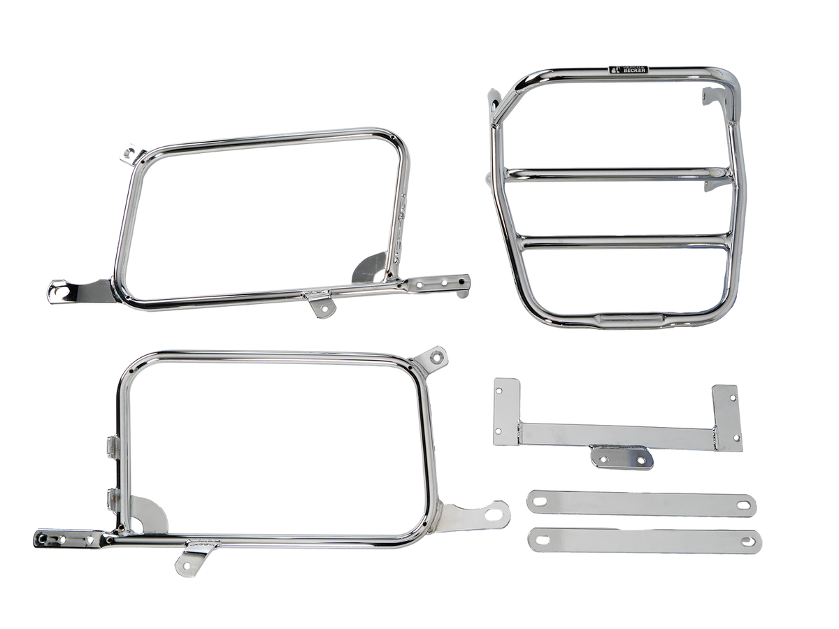 Hepco & Becker Side-and Topcasecarrierset-chrome for Honda CB 550 K3 | 650149 00 02