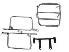 Hepco & Becker Side-and Topcasecarrierset-chrome for Kawasaki Z 400 J / Z 500 / 550 A / B | 650204 00 02