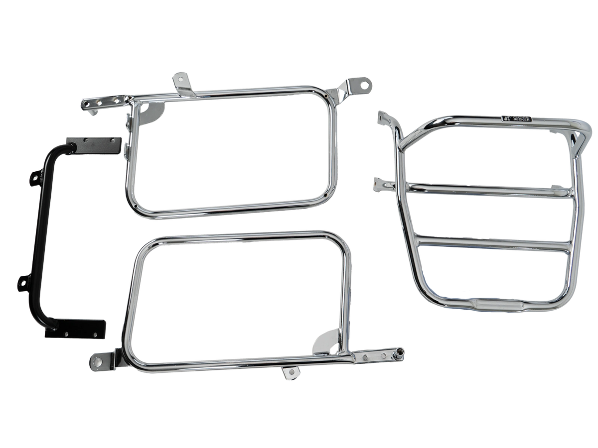 Hepco & Becker Side- and Topcasecarrierset – chrome for Kawasaki Z 650 A / B / C / F | 650212 00 02