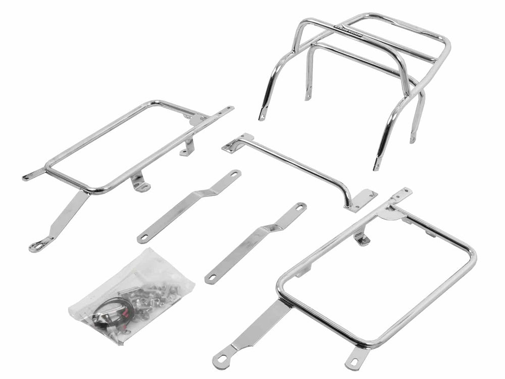 Hepco & Becker Side-and Topcasecarrierset-chrome for Kawasaki ZL 1000 | 650247 00 02