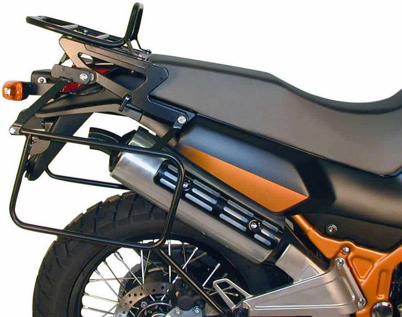 Hepco & Becker Sidecarrier permanent mounted-black for Kawasaki KLE 500 | 650258 00 01