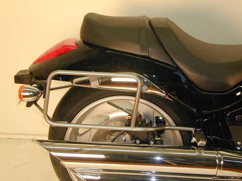 Hepco & Becker Sidecarrier permanent mounted-chrome for Suzuki M 1800 (VZ) R Intruder | 6503511 00 02