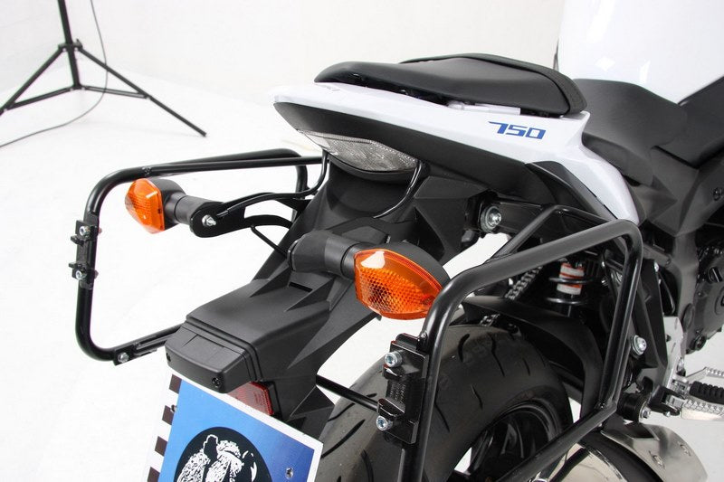 Hepco & Becker Sidecarrier Lock-it-black for Suzuki GSR 750 | 6503526 00 01
