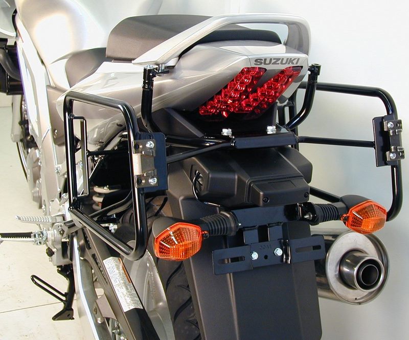 Hepco & Becker Sidecarrier permanent mounted-black for Suzuki SV 650/S from 2003 | 650354 00 01