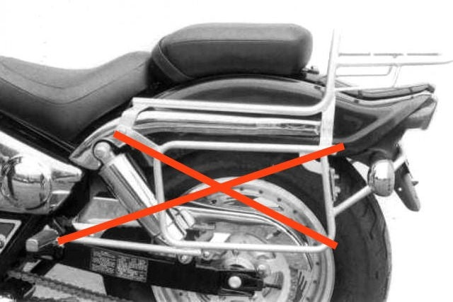 Hepco & Becker Tube Topcasecarrier-chrome for Suzuki VZ 800 Marauder | 650386 01 02