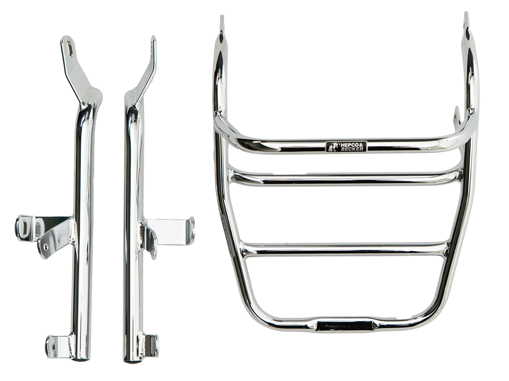 Hepco & Becker Side-and Topcasecarrierset-chrome for Yamaha XS 650 | 650409 00 02