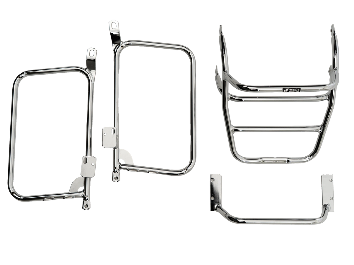 Hepco & Becker Side-and Topcasecarrierset-chrome for Yamaha XS 750 SE | 650413 00 02