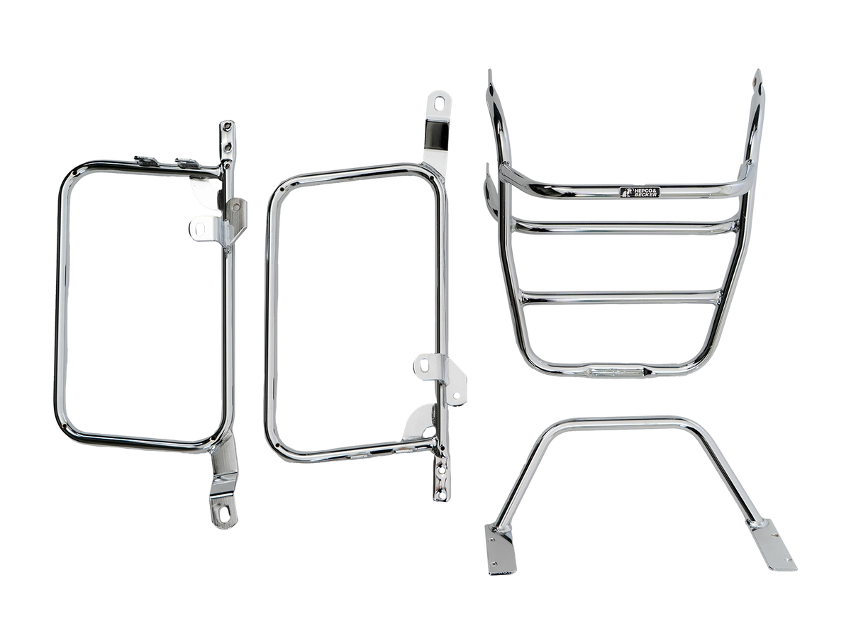 Hepco & Becker Side-and Topcasecarrierset-chrome for Yamaha XS 1100 | 650421 00 02