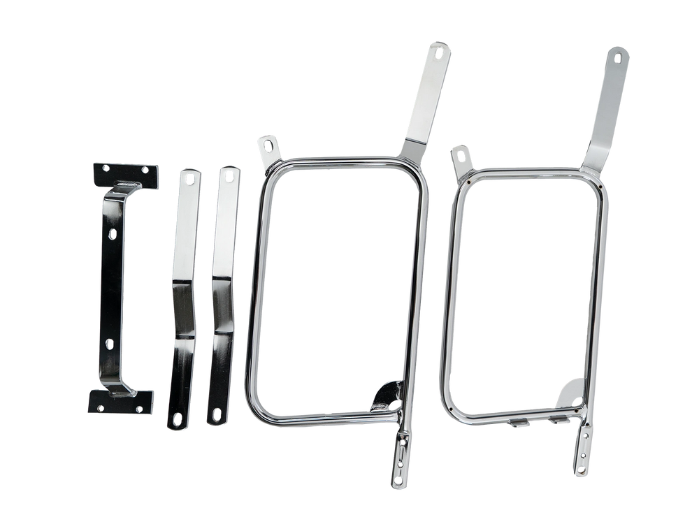 Hepco & Becker Sidecarrier permanent mounted-chrome for Moto Guzzi 1000 California II from 1985 | 650506 00 02