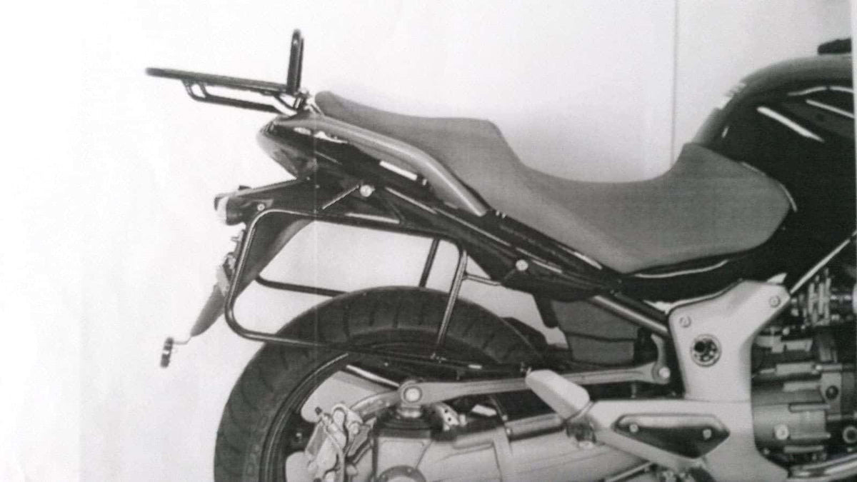 Hepco & Becker Sidecarrier permanent mounted-black for Moto Guzzi 1200 Sport | 650538 00 01
