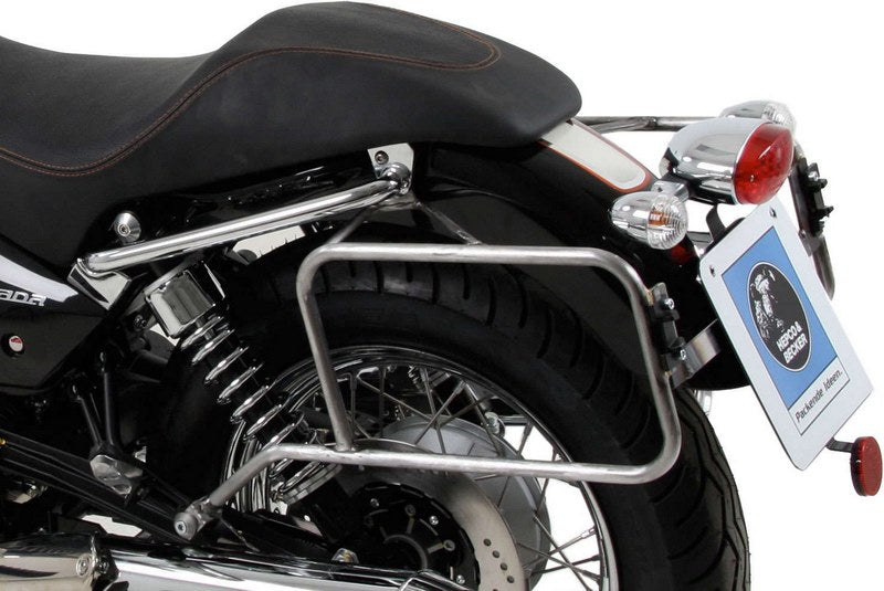 Hepco & Becker Sidecarrier permanent mounted-chrome for Moto Guzzi Nevada 750 Anniversario from 2010 | 650543 00 02