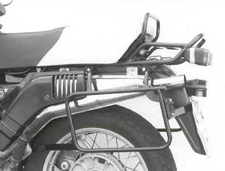 Hepco & Becker Sidecarrier permanent mounted-black for BMW R 80 GS / R 100 GS from 1988 | 650608 00 01