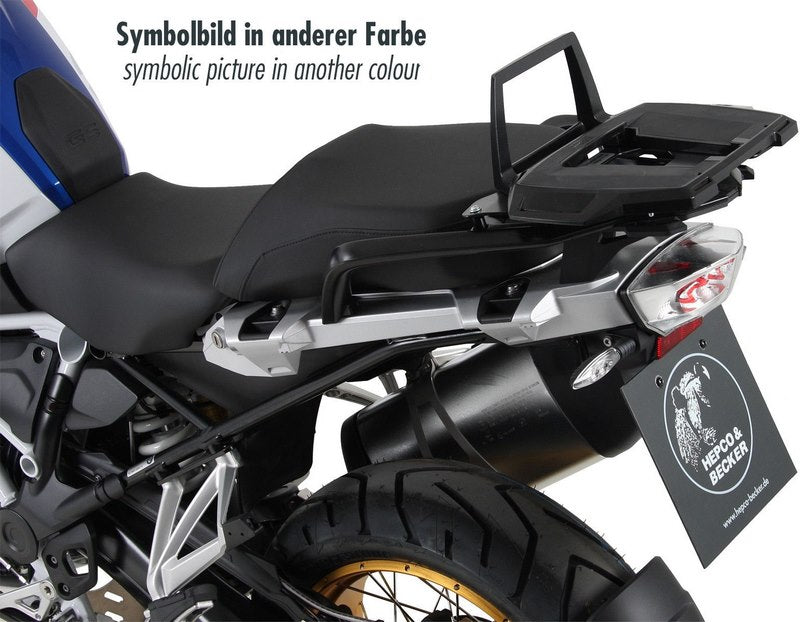 Hepco & Becker Alurack topcasecarrier-silver for BMW R 1200 GS LC from 2013 | 650665 01 09