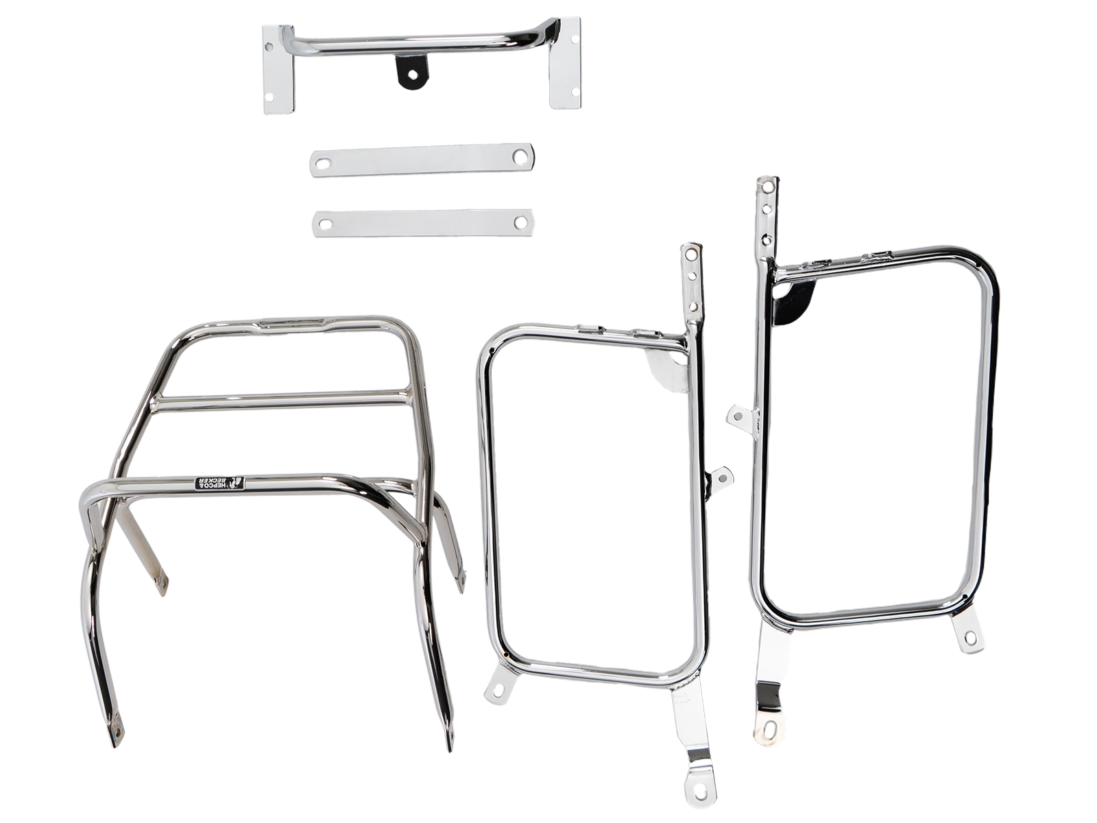Hepco & Becker Side-and Topcasecarrierset-chrome for Ducati 750/900 SS/900 SD from 1978 | 650700 00 02